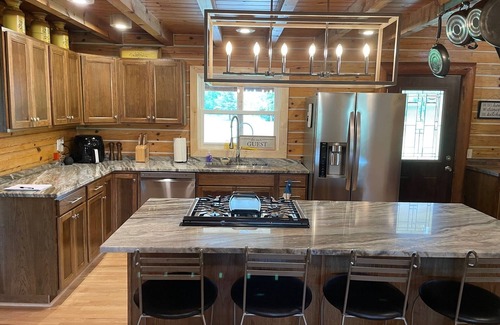 Millington Cabin | Log home on 17 Acres w/Modern Amenities - near Frankenmuth