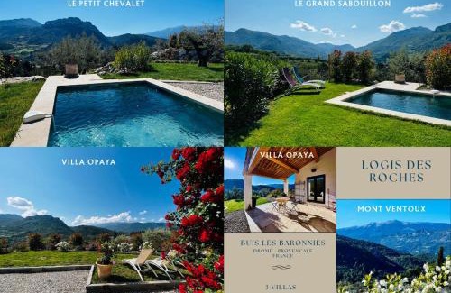 Buis-les-Baronnies Apartment | LOGIS DES ROCHES - 2 VILLAS VUE EXCEPTIONNELLE - Le Petit Chevalet, Le Grand Sabouillon