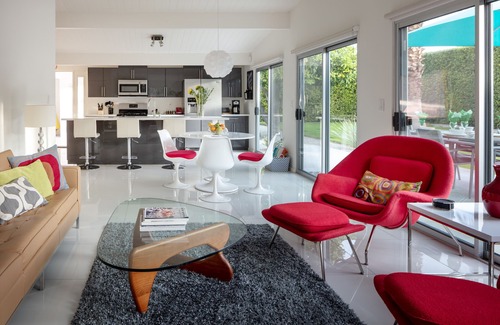 Racquet Club Estates House | Look to the West . on Via Miraleste!