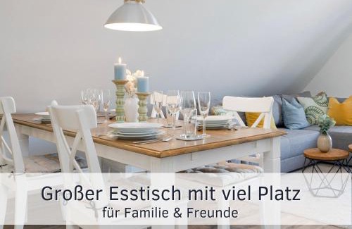 Burg auf Fehmarn Apartment | Lotsenbude Fehmarn, perfekt für Familien & Paare, Nähe Hafen Burgstaaken