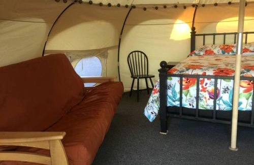 Los Gatos Other | Lotus Yurt in Vineyard Overlooking Monterey Bay near Los Gatos, California