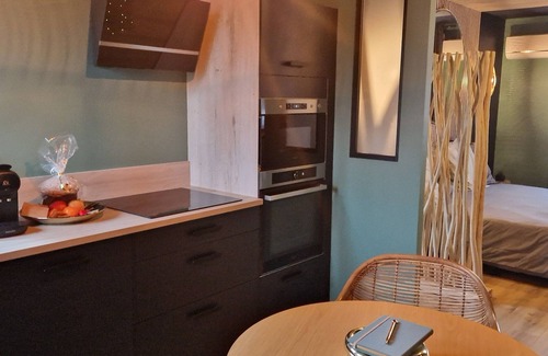 Le Coudray Bed & Breakfast | Love room 🥰 with steam room, sauna, whirlpool bath, sensory shower in your room