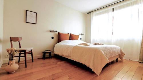 Republique–Point-du-Jour Apartment | Lovely 2 Bedrooms, calm, Paris Boulogne 6p