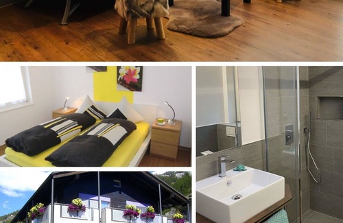 Saas-Balen Apartment | Lovely apartment for 6 guests with WIFI, TV, balcony, pets allowed and parking