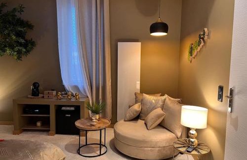 Jujurieux Apartment | Loving room cocooning avec jacuzzi « la terre »