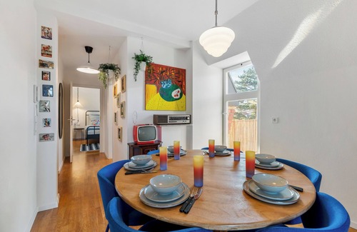 Ludwigsburg-Sud Apartment | LubuNest3 | Terrace with barbecue & private parking space