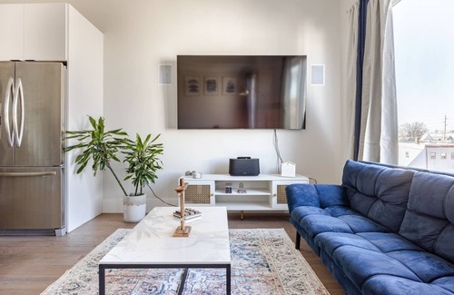 McGinley Square Condo | LUX 3BR Oasis with Parking & Rooftop Minutes to NYC