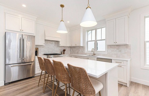 Benzonia House | Luxe Lakefront Living on Stunning Crystal Lake in Benzonia, MI
