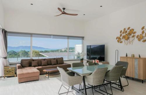 Bophut Hills Villa | Luxurious 3br Villa With Sea & Jungle Views