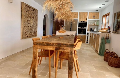 El Portet Villa | Luxury, cozy beach villa, within walking distance the sandy beach and with private pool