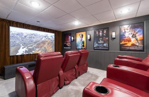 West Omaha House | Luxury Designer Home Theatre Games & BBQ Grill