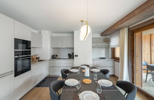 Le Planellet Apartment | Luxury duplex in Megève - 10 ppl, sauna, hammam, gym, PARKING, PETS