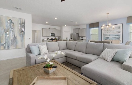 Sunridge Woods Villa | Luxury Family Villa with Themed Rooms, Pool, Spa & Games Room Near Disney