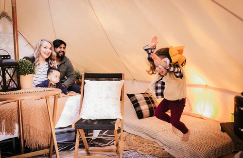 Mena Resort | Luxury Glamping tent in Ouachita Mountains