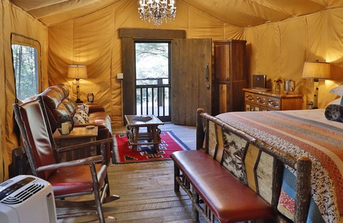 Dover Resort | Luxury Glamping Tent tucked away on over 400 acres.