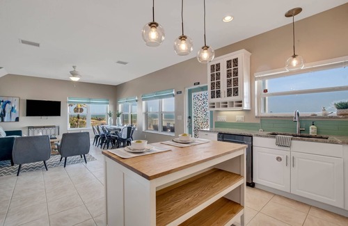 Flagler Beach House | Luxury Home with Amazing Ocean Views | Private Heated Pool | Steps to the Beach | 2 Expansive Decks