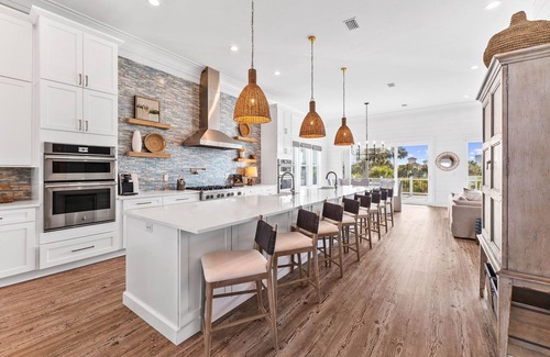 Gulf Pines House | Luxury Home with Private Beach Access a Private Pool, Golf Cart and More!