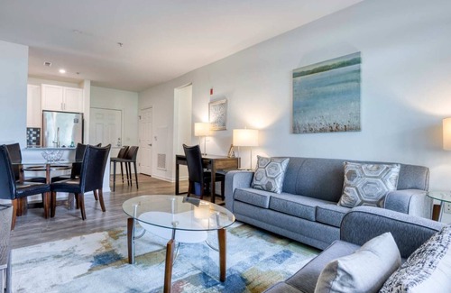 North Waltham Apartment | Luxury Modern Apt with Patio
