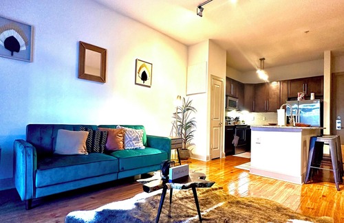 Texas Medical Center Apartment | Luxury Modern Suite Near NRG, Med Center,Galleria,Food. Long Term Stays Allowed