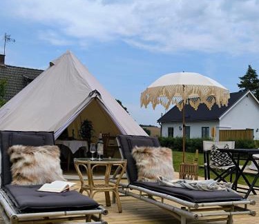 Sjorup Other | Luxury Tent with Restroom and shower, close to the Beach