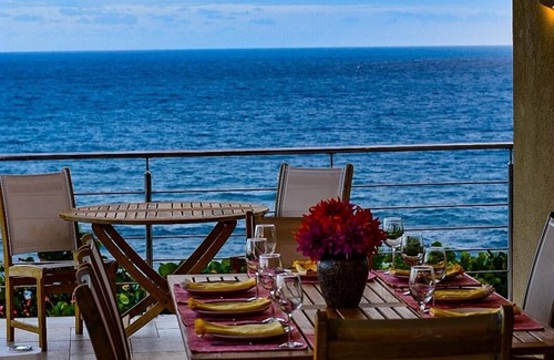 Dawn Beach Estates Villa | Luxury Villa w Spectacular Ocean Views, private pool/Hottub, Walk to Beach