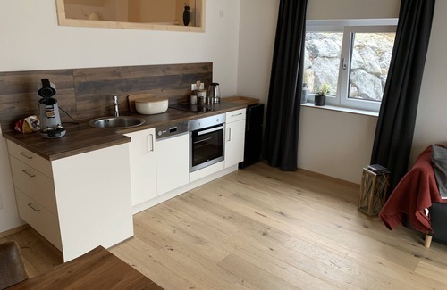 Wertach Apartment | Luxury wellness apartment with sauna on the field edge for 4 people (max. 6 possible)
