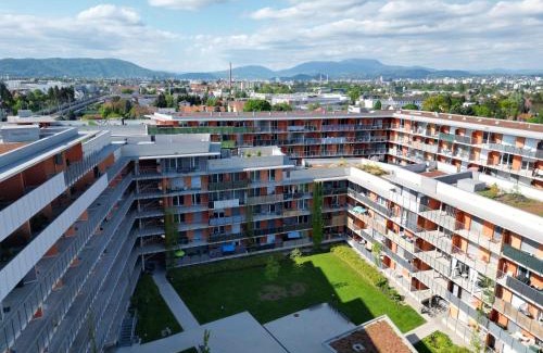 Graz Apartment | Luxusapartment mit 40 qm Terrasse, E-Parkplatz und Parkplatz