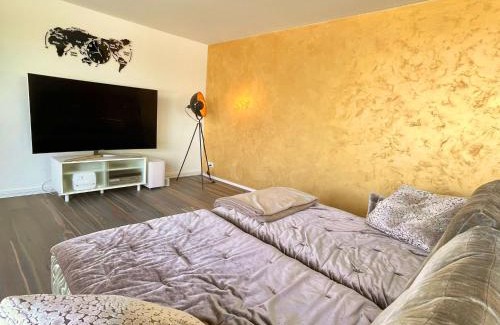 Gummenen Apartment | Luxusloft mit warmem Outdoor Whirlpool