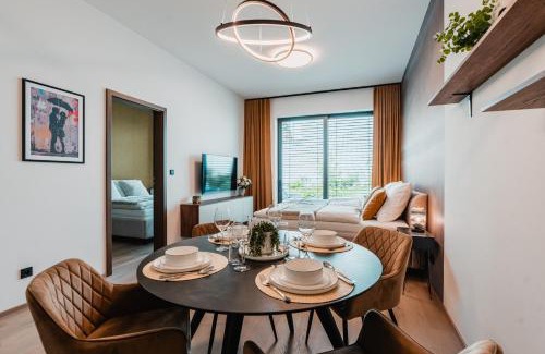 Brno-stred Apartment | Luxusní zahradní rezidence - 3 min od centra, 2 ložnice, zahrada, 117 m2