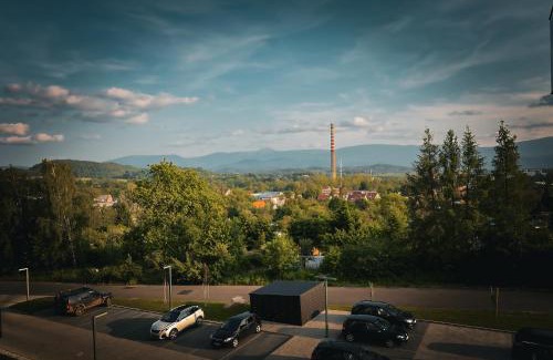 Jelenia Gora Apartment | M&D apartamenty w Karkonoszach! 2 sypialnie, salon z aneksem, balkon z widokiem na góry