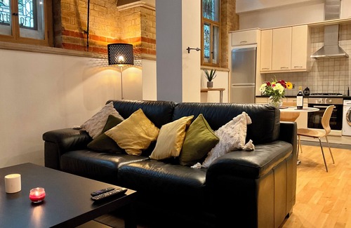 Watford Apartment | Magical Converted Church Duplex Apartment, Close to Harry Potter Studios