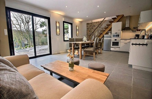 Erquy Villa | MAGNIFICENT Architect-designed House With Indoor Heated SWIMMING POOL Walking distance to beach