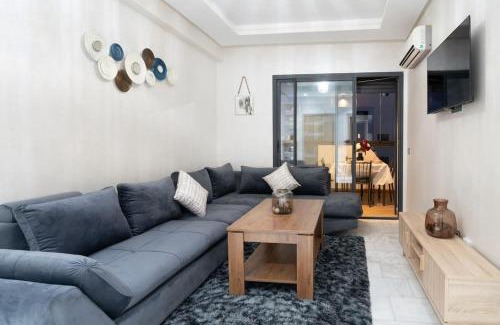 Ain Harrouda Apartment | Magnifique 2 chambres, vue panoramique et piscine