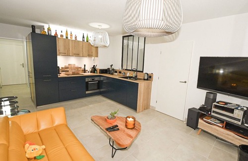 Roquebilliere Apartment | Magnifique Design T2, Confortable, Parking Gratuit