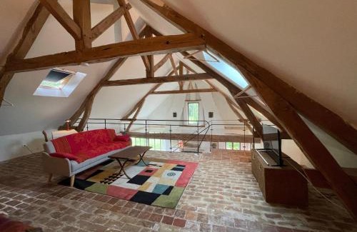 Sainte-Montaine House | Maison de Charme en Sologne avec Étang Privé, Grand Parc et Cheminée - FR-1-586-37