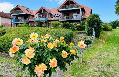 Putbus Apartment | Maisonette with 2 balconies and sea view