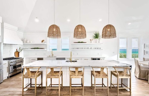 Inlet Beach House | Mala luxe-Rooftop Heated Pool-Steps to beach!