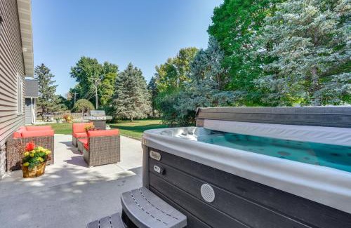 Mankato House | Mankato Getaway with Game Room and Salt Water Hot Tub!