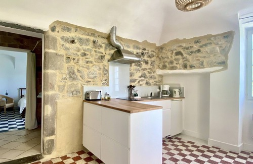 Saint-Andre-de-Cruzieres Cottage | Mas Bourdaric - Les Mûriers - Votre nid douillet avec terrasse et vue sur cour