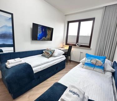Przymorze Apartment | Maya's Flats & Resorts 105 - Przestronny Apartament przy Parku Regana blisko plaży