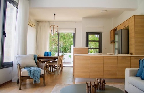 Mazotos Villa | Mazatos Beachfront Gardens | Villa with Side Sea View | Beautiful & Relaxing.