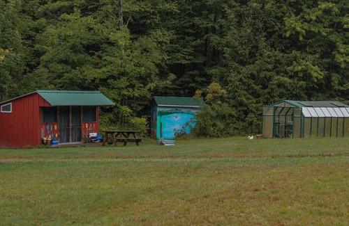 Etna Cabin | Meadow View Rustic Camping Cabin with WiFi