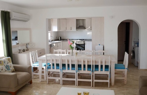 Ortaca Villa | Melisa Villa with SEA VIEW private pool and garden all rooms airconditioned
