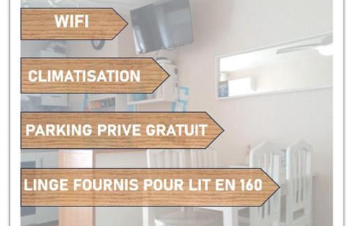 La Petite Motte Apartment | MES VACANCES A LA MER studio 4 pers, parking privé, wifi, linges fournis, climatisation