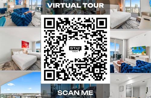 Hollywood South Central Beach Apartment | Miami Waves Retreat in Luxury Resort - STEPS TO THE OCEAN, HOT TUB AND ROOFTOP POOL