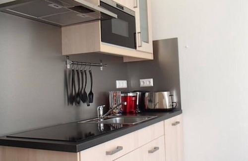 Haslau-Maria Ellend House | Micro house apartment with 1 bedroom and garden view
