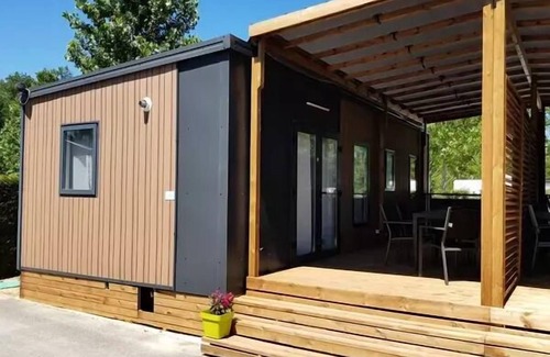 Sadirac House | Mobil-Home Acacia 4 Rooms 6 People Air-conditioned + TV