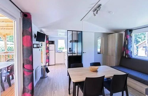 Aigueblanche House | Mobil home Louisiana Klimaanlage 4 bis 6 Personen - 4 Pers. im Preis enthalten