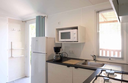 Gralaoni-Pralesi-Cisano House | Mobilehome mit Terrasse und Klimaanlage