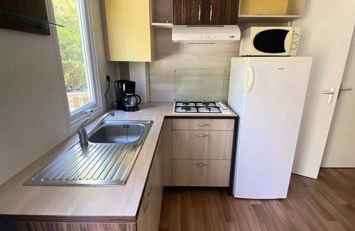 Saint-Pompont House | Mobilheim 2 Schlafzimmer CONFORT - Freie Terrasse 4 Personen